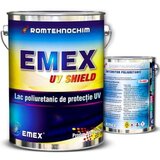 Pachet Lac Poliuretanic ?Emex UV Shield? - Transparent - Bid. 16 Kg + Intaritor - Bid. 4.8 Kg